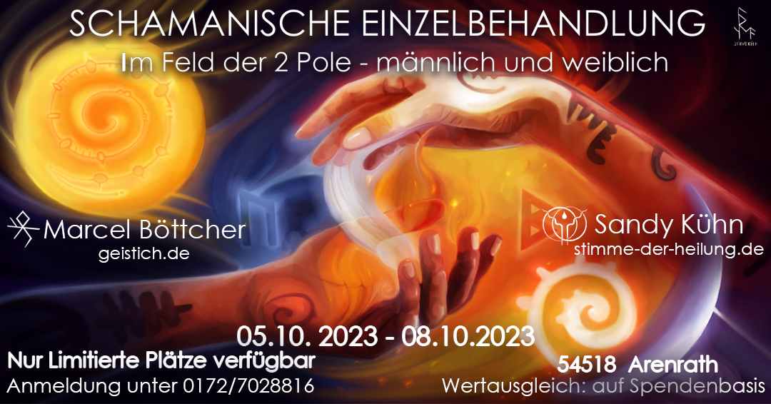 Schamanische Sitzung im Spannungsfeld der 2 Pole – männlich und weiblich –