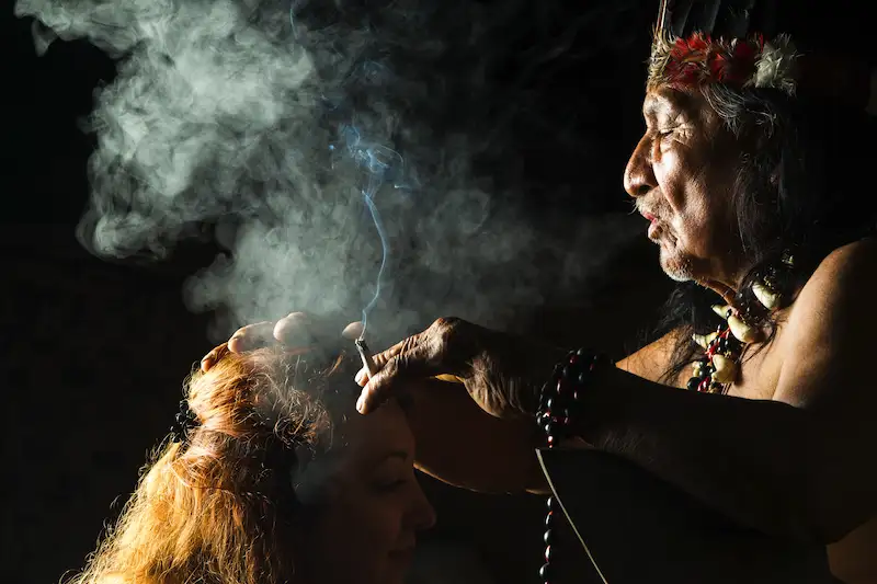 Schamanische Heilzeremonie - Ecuador Ayahuasca