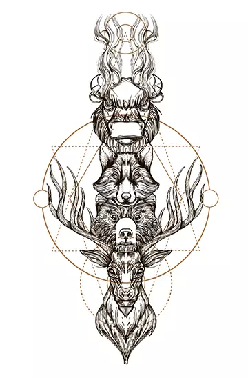 krafttiere totem