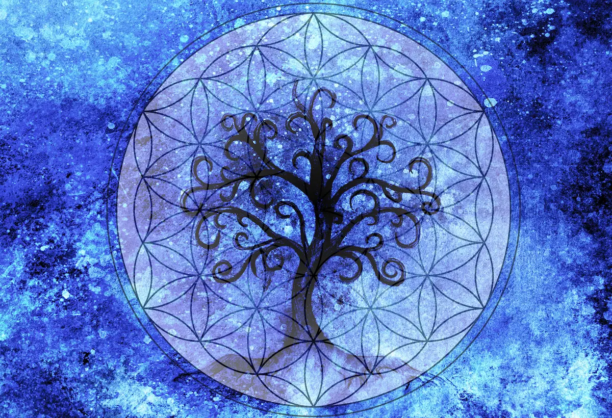 Yggdrasil Blume des Lebens Energie